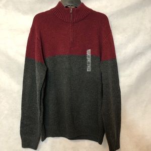 Kohl’s Sonoma Men’s Quarter Zipper Sweater Sz XXL